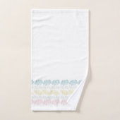 Pastel Watercolor Brushstrokies (Serviette à main)