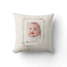 Pastel Watercolor Floral Empty Photo Frame