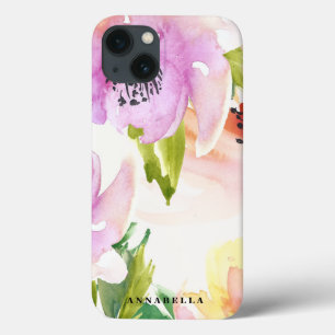 Pastel Watercolor Flowers iPad Mini Case