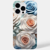 PASTEL WATERVERF 3-D LOOK ROZEN Case-Mate iPhone CASE (Achterkant)