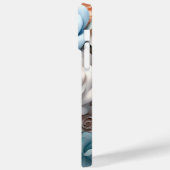 PASTEL WATERVERF 3-D LOOK ROZEN Case-Mate iPhone CASE (Achterkant / Links)