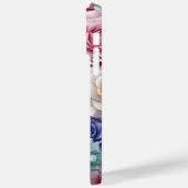 PASTEL WATERVERF 3-D LOOK ROZEN Case-Mate iPhone CASE (Achterkant / Links)