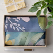 Pastel Waterverf Bloemen Tissuepapier (Geschenk)