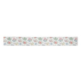 Pastel Waterverf Echievera Succulents Pattern Lint (Voorkant)