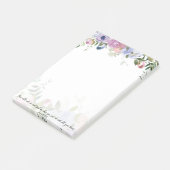 Pastel waterverf floral Jeremiah 29:13 scriptie Post-it® Notes (Schuin)