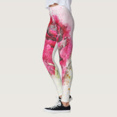 Pastel Waterverf Floral Leggings (Links)