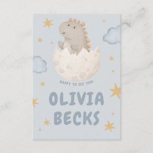 Pastel Waterverf Illustratief Baby shower Informatiekaartje