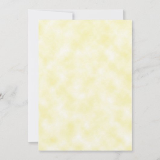 Pastel Waterverf Lavender Yellow Weddenschap Invit Kaart (Achterkant)