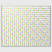 Pastel Waterverf Paasei Patroon Cadeaupapier (Vlak)