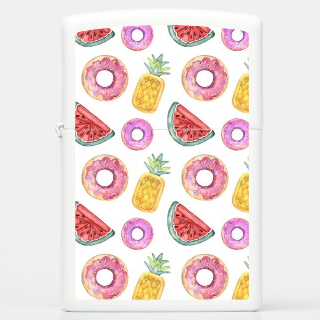 Pastel Waterverf Pool Float Patroon (Voorkant)