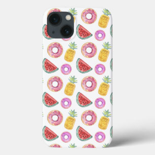 Pastel Waterverf Pool Float Patroon iPhone 13 Hoesje