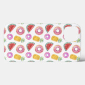 Pastel Waterverf Pool Float Patroon Case-Mate iPhone Case (Achterkant (horizontaal))
