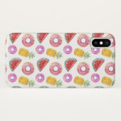 Pastel Waterverf Pool Float Patroon Case-Mate iPhone Case (Achterkant (horizontaal))