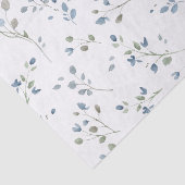 Pastel Waterverf stijl bladeren Tissuepapier (Detail)