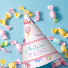 Pastel Waterverf Sweet Snoep Wonderland Verjaardag