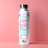 Pastel Waterverf Verpleegster Waterfles