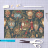 Pastel Waterverf Victoriaans kerstversieringen Tissuepapier (Craft)