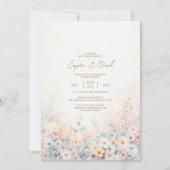 Pastel Waterverf Weddenschap Kaart (Voorkant)