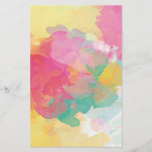 Pastel-Waterverven Briefpapier