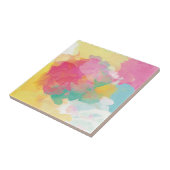 Pastel-Waterverven Tegeltje (Zijkant)