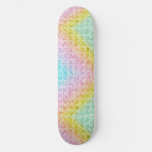 Pastel Wave Regenboog Kleuren Schaats Deck Skateboard