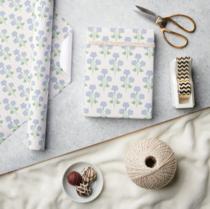 Pastel Weide Zachte Lente Stroom Cadeaupapier