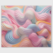 Pastel wervelt achtergrond cadeaupapier (Vlak)