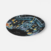 Pastel Wetenschap Experiment Wetenschapper Verjaar Papieren Bordje (Gekanteld)