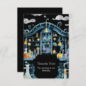 Pastel Wetenschapsproef Wetenschapper Verjaardag Bedankkaart (Voorkant / Achterkant)