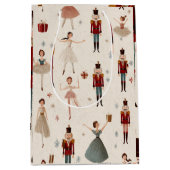 Pastel Whimsical Nutcracker & Princess Gift Bag Medium Cadeauzakje (Voorkant)
