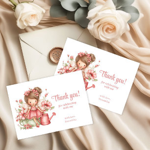Pastel Whimwhams Lieve Fee Zeven Jaar Verjaardag B Bedankkaart