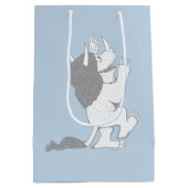 Pastel Wild Thing Medium Cadeauzakje (Achterkant)