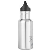 Pastel Wild Thing | Voeg je Initiaal toe Waterfles (Links)