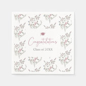 Pastel Wildbloemen Servet (Voorkant)