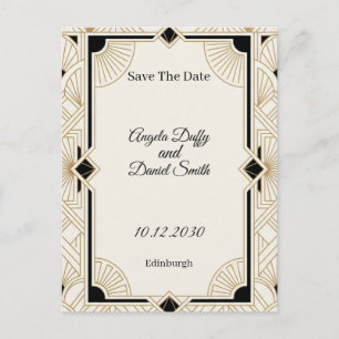Pastel Wilde Bloem Save the Date Briefkaart