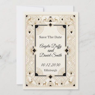 Pastel Wilde Bloem Save the Date Kaart