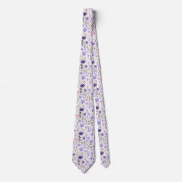 Pastel Wilde Bloemen Stropdas