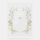 Pastel Wildflower Cadre Whimsical Bridal Douche (Recto)