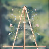 Pastel Wildflower Cadre Whimsical Bridal Douche (Neutre)