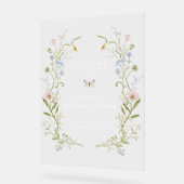 Pastel Wildflower Cadre Whimsical Bridal Douche (Angle)
