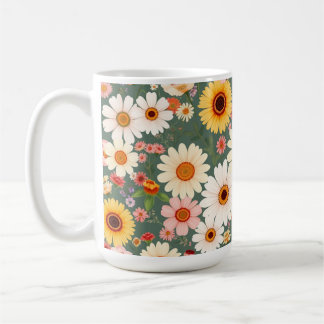 Pastel Wildflower coffee mug 