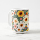 Pastel Wildflower coffee mug  Koffiemok (Voorkant links)