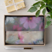 Pastel Wildflower Impressionist Schilderij Decoupa Tissuepapier (Geschenk)
