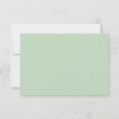 Pastel Wildflower Wedding RSVP Card (Dos)
