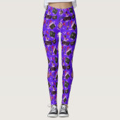 Pastel Witch Leggings - Kawaii Witchcore Éffrayant (Devant)