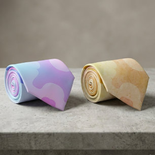 Pastel Wolken Camo Stropdas