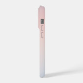 Pastel-wolken "Just Living My Best Life" iPhone Hoesje (Linkerkant)