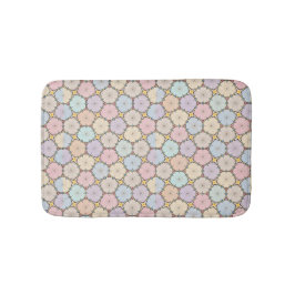 Pastel Wood Slices Drawing Badmat