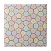 Pastel Wood Slices Tegeltje (Voorkant)