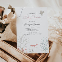 Pastel Woodland | Invitation Baby shower